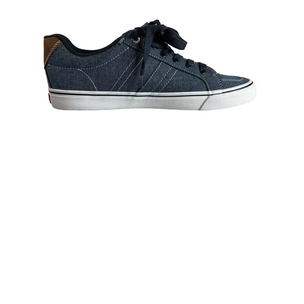 Levis Men‎ Denim Sneakers 10.5 Blue Brown Comfortable
